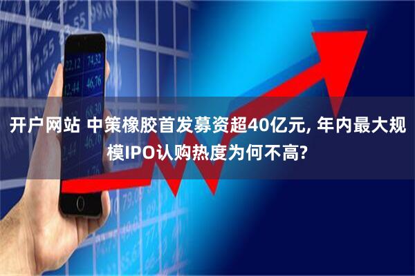 开户网站 中策橡胶首发募资超40亿元, 年内最大规模IPO认购热度为何不高?