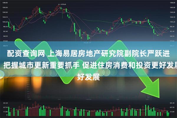 配资查询网 上海易居房地产研究院副院长严跃进：把握城市更新重要抓手 促进住房消费和投资更好发展