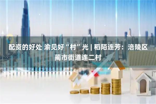 配资的好处 渝见好“村”光 | 稻陌连芳：涪陵区蔺市街道连二村